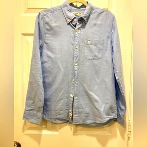 abercrombie kids Oxford Button-up, sz 15/16, boys, blue.